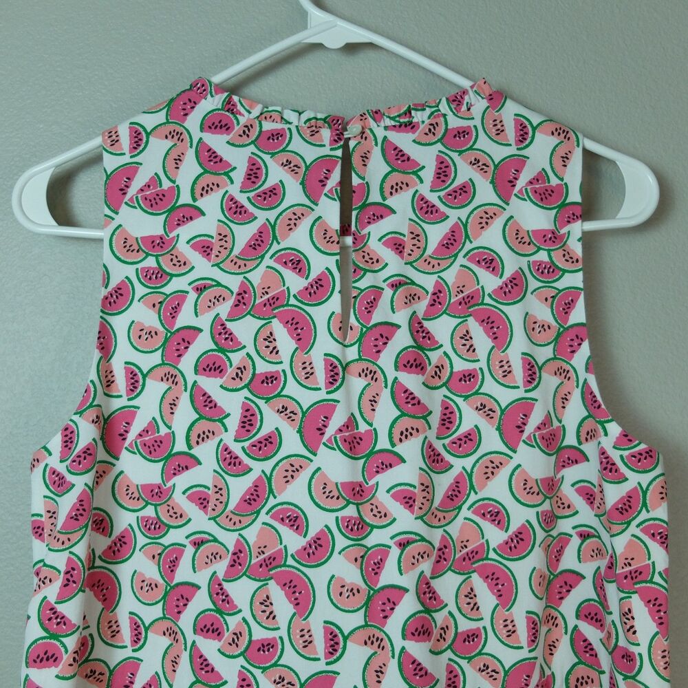 J Crew Factory Sleeveless Tiered Mini Dress in Cotton Poplin Size 2 - Picture 10 of 11